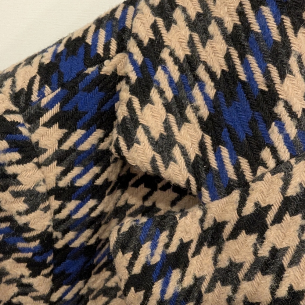 Jacket ONLY Women's Blue Black and Tan - Picture 3 of 4